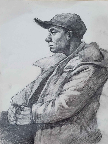 速写八级优秀作品