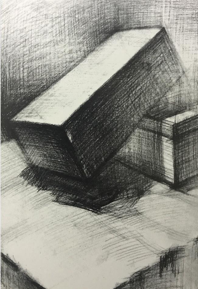 素描考级一级(初级)示范图例