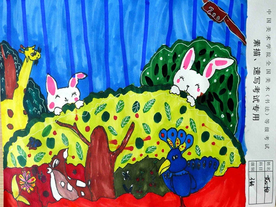 速写三级优秀作品-三级-速写类 - 成都美术考级网-中国美术学院考级